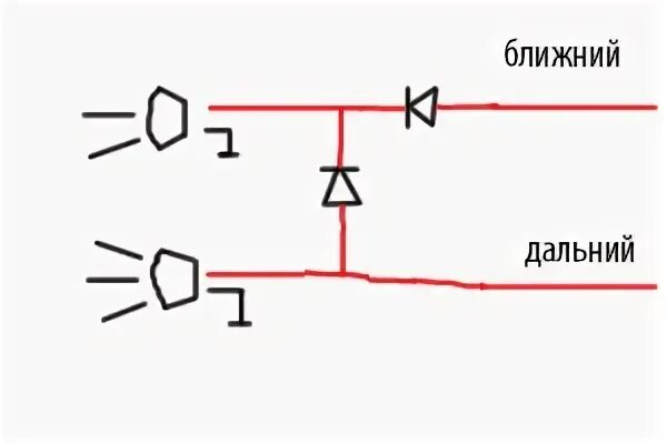 Подключение света диодов Вопрос по реализации БС + ДС в фарах HELLA H7/H7 - Volkswagen Polo Sedan, 1,6 л,