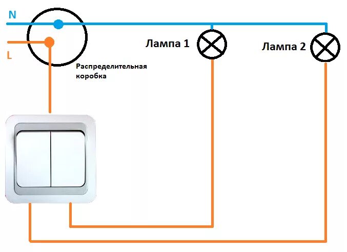 Подключение света и розетки к одной линии viklychatel - СпецПроект