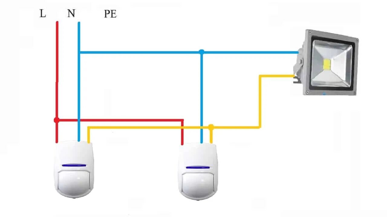 Подключение света на движение Датчики движения для включения света: выбор и подключение