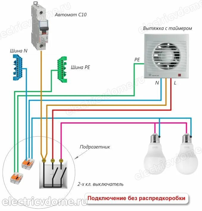 Подключение света ванна туалет Как подключить вентилятор в ванной Electrical wiring, Electricity, Electrochemis