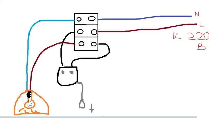 Подключение светильника с выключателем Ответы Mail.ru: Как подключить бра светильник?