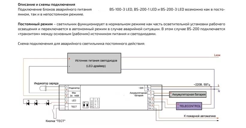 Подключение светильников аварийным блоком Накладные В декоративном алюминиевом коробе