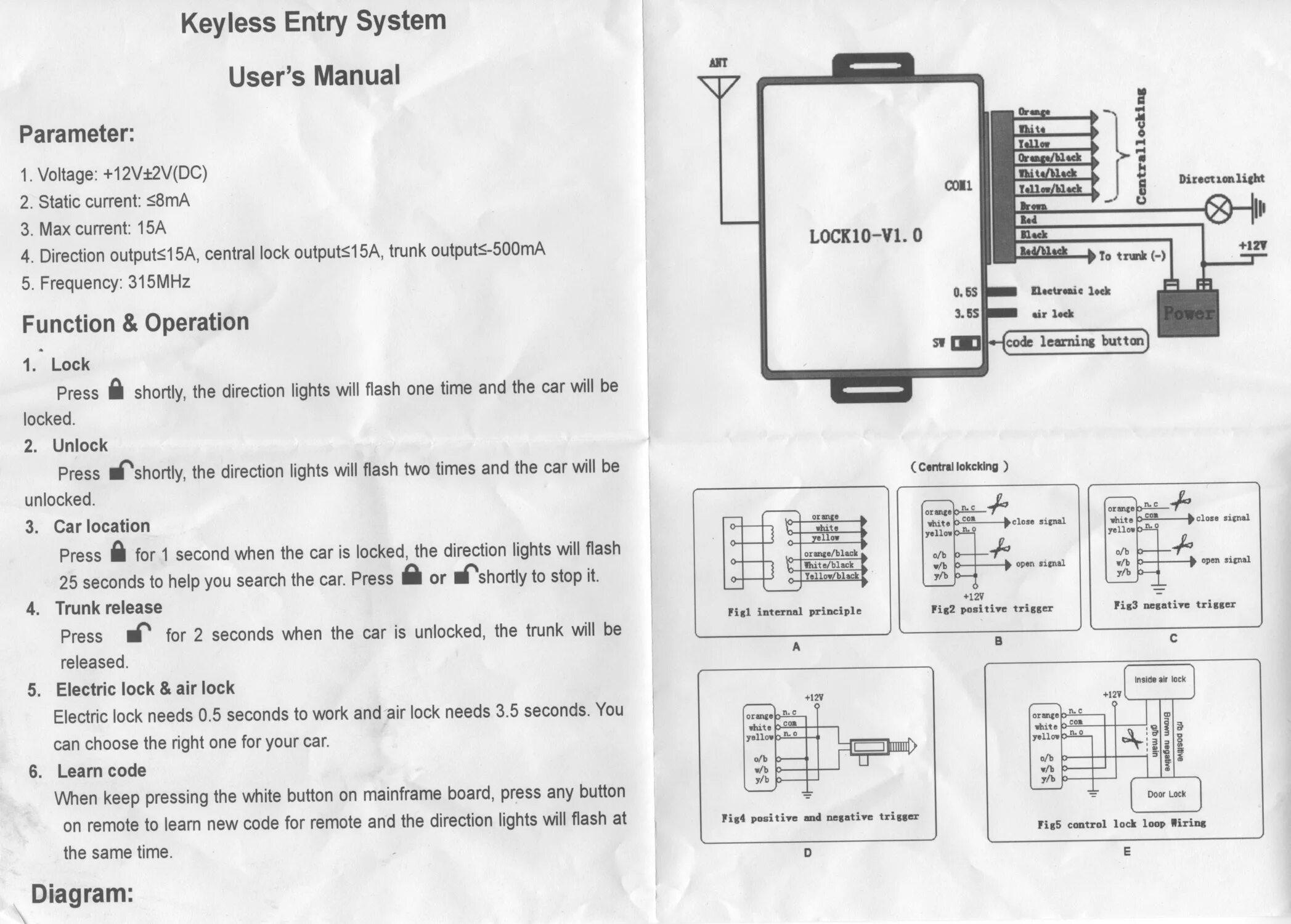 Подключение центрального замка keyless entry system Keyless Entry System Installation Instructions - Your Ultimate Guide to Wiring D