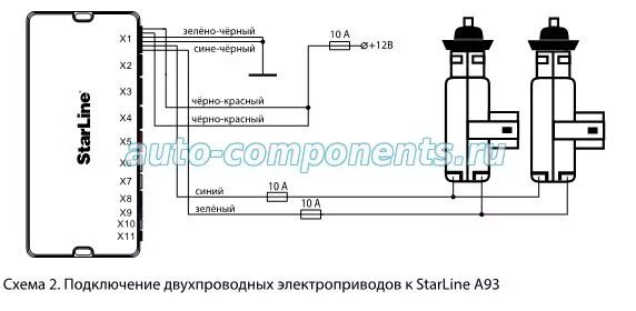 Подключение центрального замка нива легенд Нива 2121, 2131 Установка сигнализации Auto-Components.Ru