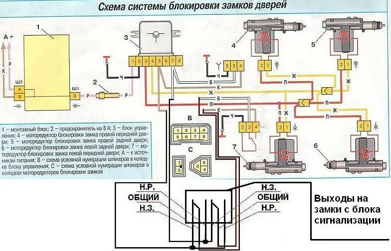 Подключение центрального замка ваз 2112 Как работает центральный замок на ваз 2110 60 фото - KubZap.ru