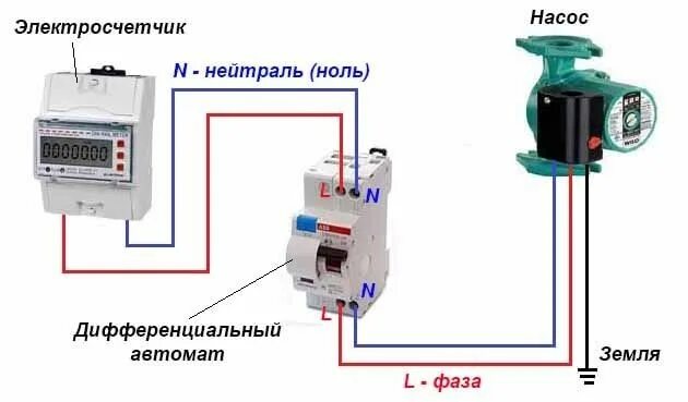 Подключение циркуляционного насоса через индикаторную лампочку Установка циркуляционного насоса - как установить насос на отопление Насос, Водя