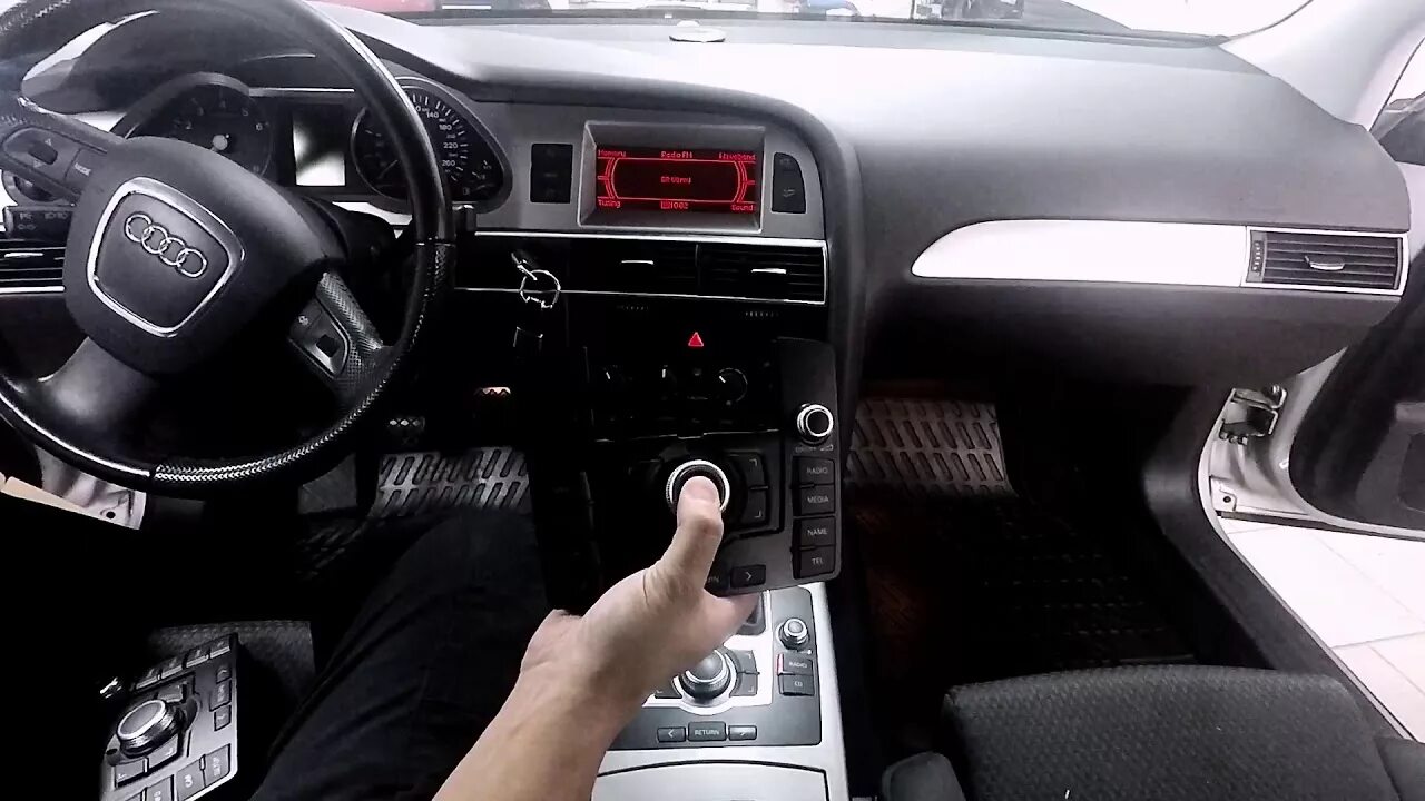 Подключение телефона audi MMI 2G Basic Bluetooth musik streaming Audi (installation) - YouTube