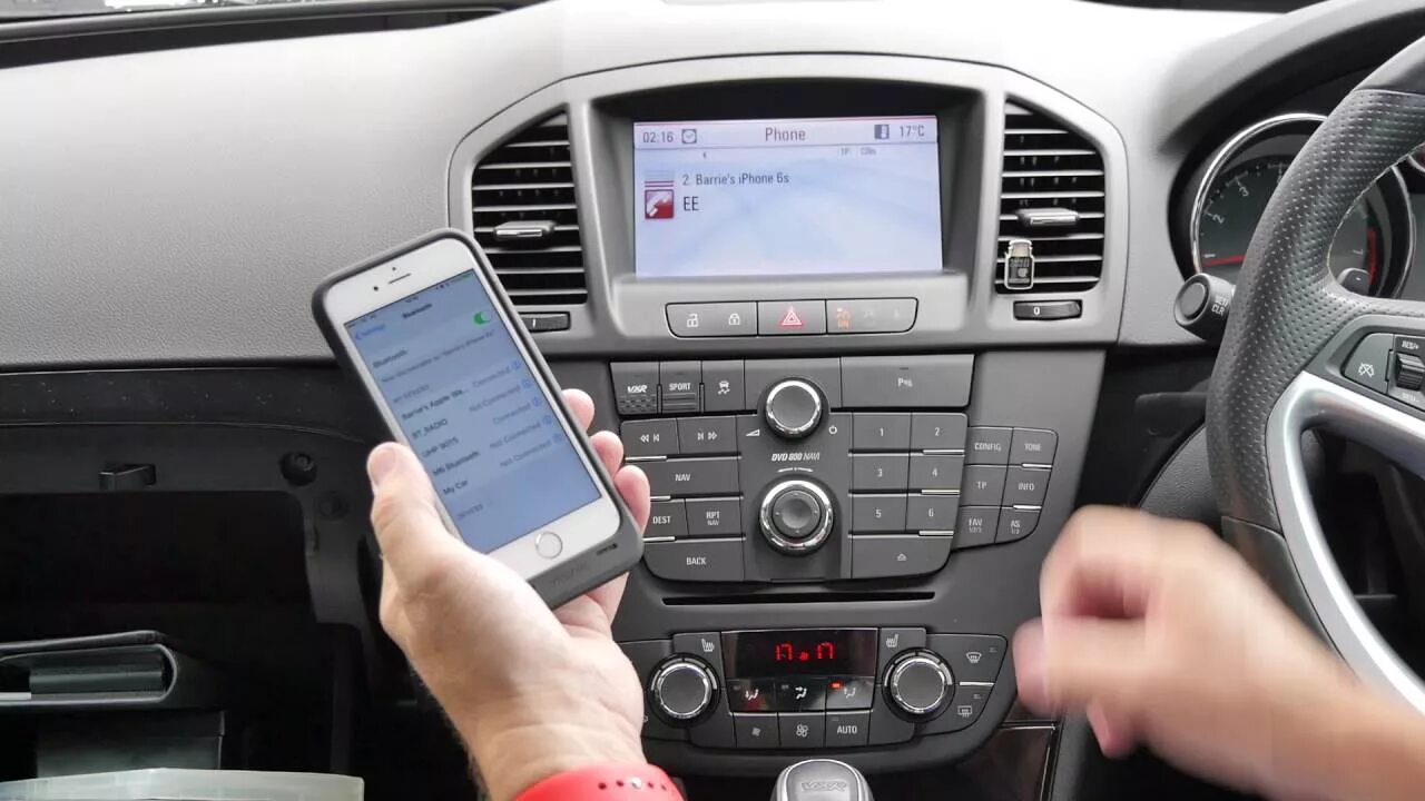 Подключение телефона через радио How to pair your phone to the bluetooth handsfree system in a 2011 11 VAUXHALL I