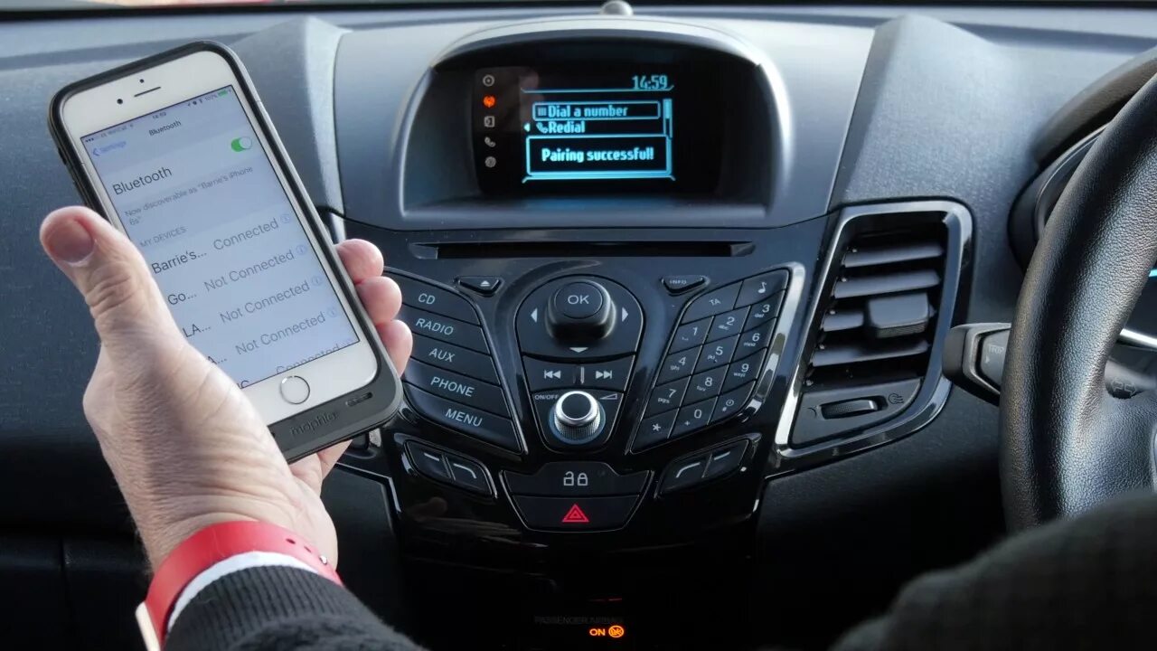 Подключение телефона форд фокус How to pair your mobile with the Bluetooth Ford Sync System in a Fiesta - YouTub