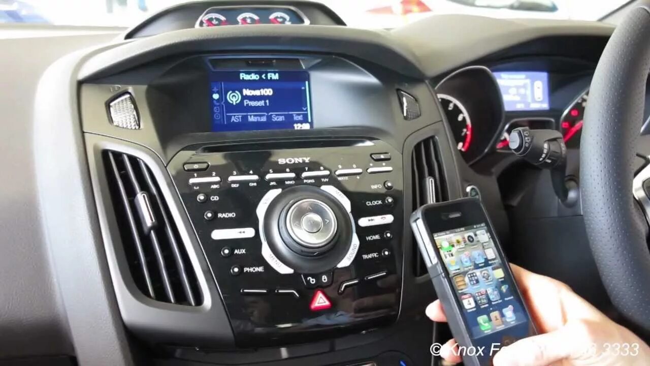 Подключение телефона форд фокус Knox Ford - How to Connect Bluetooth Phone With Ford Focus SYNC ® connectivity s