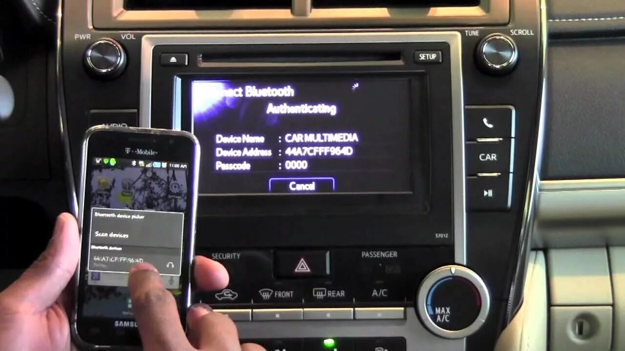 Подключение телефона к автомобилю через андроид 2012 Toyota Camry Bluetooth Audio Player Connection How To by Toyota City Minnea