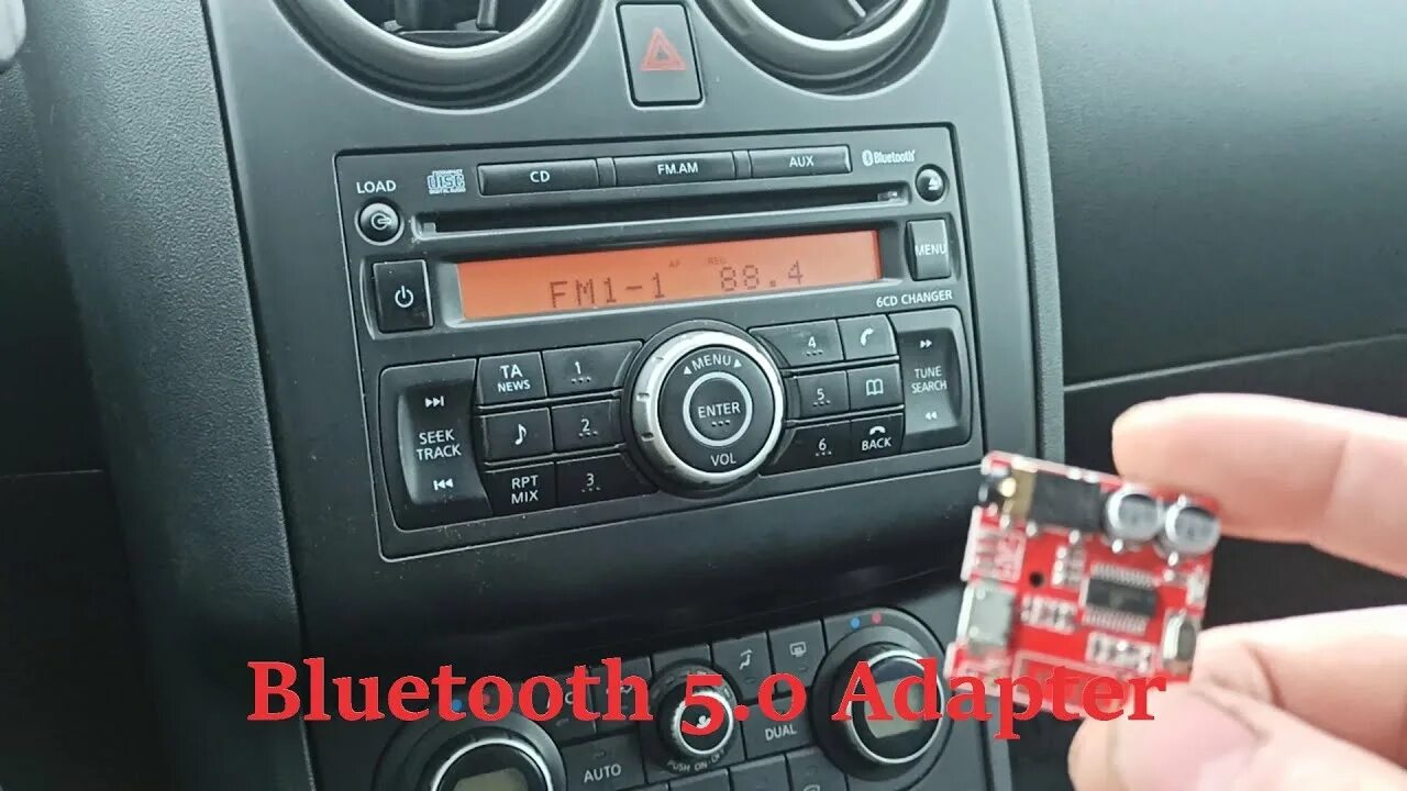 Подключение телефона к кашкай БЛЮТУС В ШТАТНУЮ МАГНИТОЛЛУ НИССАН!!!bluetooth adapter for nissan! - YouTube