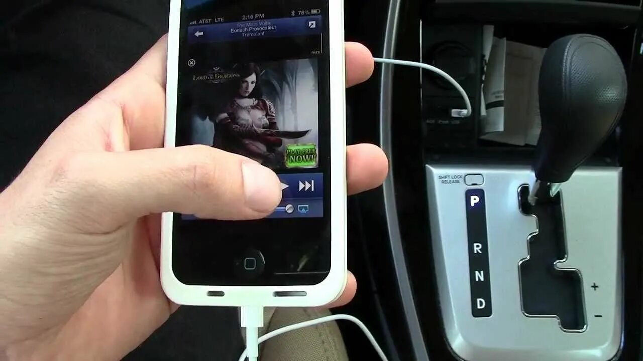 Подключение телефона к машине через aux Apple Lightning Cable in Your Car?! - YouTube