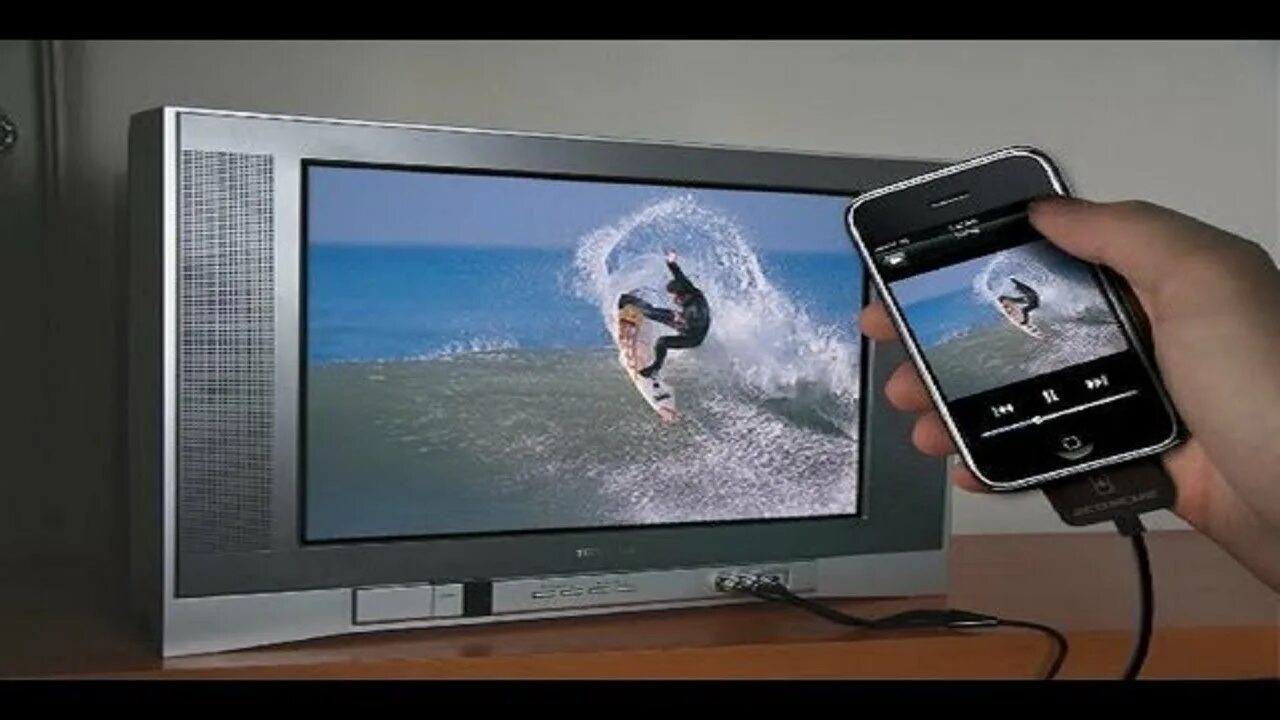 Подключение телефона к телевизору через кабель hdtv KAKO POVEZATI TELEFON NA STARI TV? - YouTube