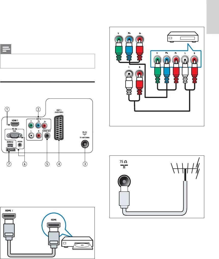 Подключение телефона к телевизору philips Manual Philips 19HFL3232D (page 43 of 56) (English)