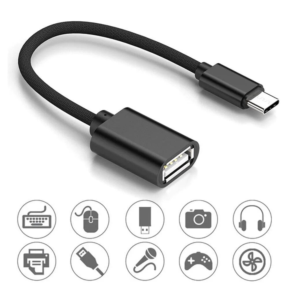 Подключение телефона к usb c Кабель USB Type-C, USB 2.0 TopGadget OTG USB - Type-C S-k07 - купить по низкой ц