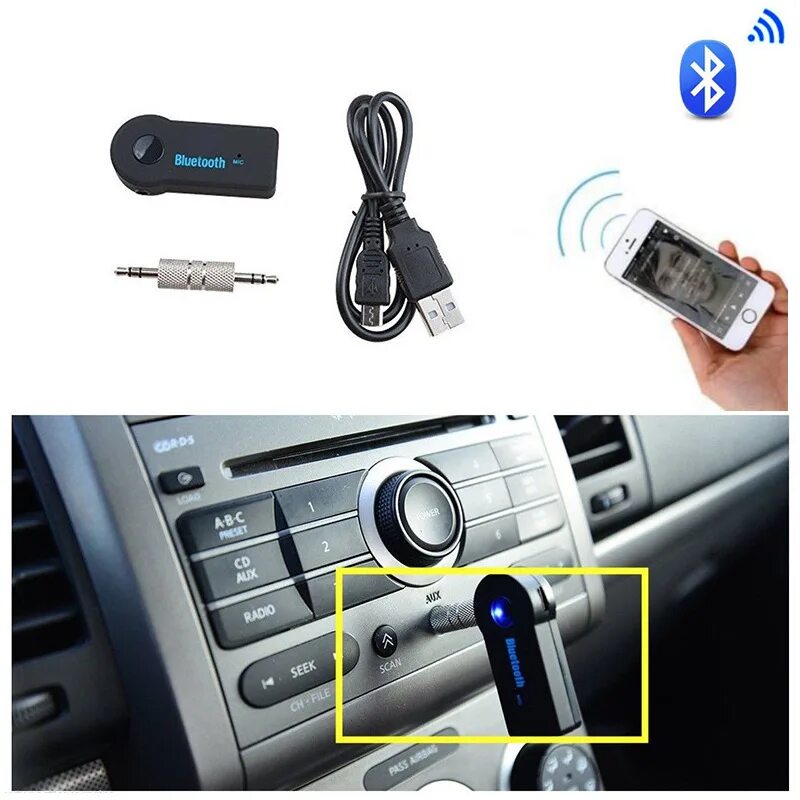 Подключение телефона по блютуз к магнитоле Car mp3 adapter cable USB female 3.5MM U disk connector 12V car CD car aux car a