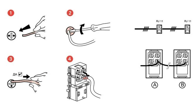 Подключение телефонной розетки легран Купить - 2-я розетка RJ11+RJ45 5, алюминий - Etika - Legrand 672452 - фото, опис