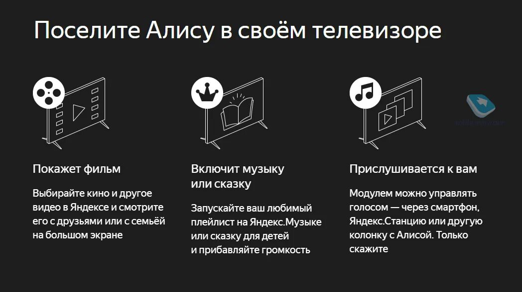 Подключение телевизора через алису Mobile-review.com Всё, что показал "Яндекс" на конференции