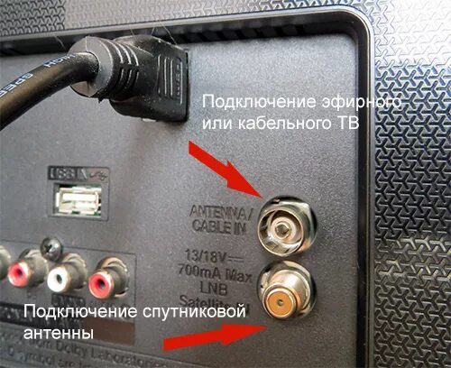 Подключение телевизора через антенный вход Настройка САМ модуля НТВ+Восток и НТВ+Дальний Восток на телевизорах