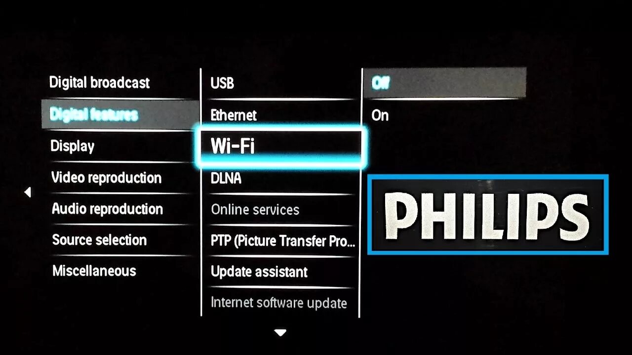 Подключение телевизора филипс к алисе How to Enable WiFi / DLNA / Ethernet / USB on Philips TV with Service Menu - You