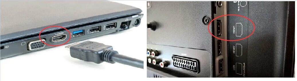 Подключение телевизора к ноутбуку hdmi How to Connect Laptop to TV with HDMI with Pictures - Driver Easy