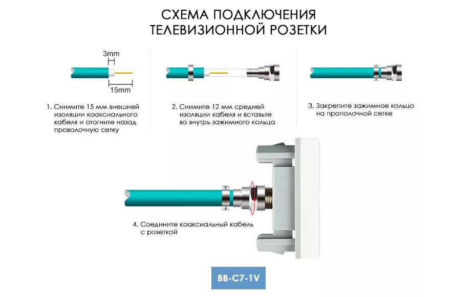 Подключение телевизора к тв розетке Схемы подключения в интернет-магазине livolotouch.ru