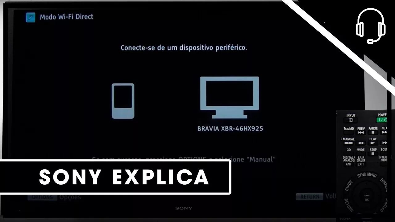 Подключение телевизора sony к wifi Sony Suporte TV Como ativar o modo Wi-Fi Direct - YouTube