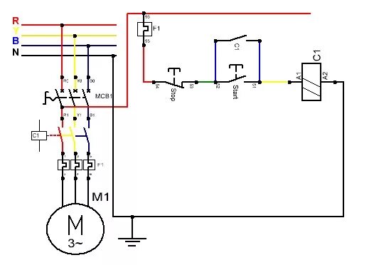Подключение тельфера 220 схема через кнопочный пост Ответы Mail.ru: Схема подключения магнитного пускатель