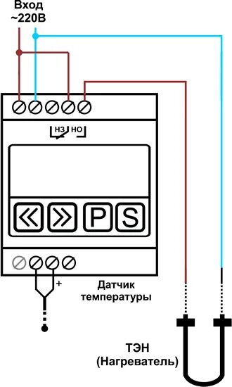 Подключение тэн через терморегулятор Терморегулятор термостат цифровой МПРТ-11, в Санкт-Петербурге с доставкой по Рос