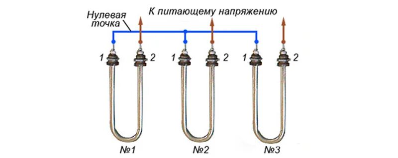 Подключение тэн на 380 без нуля Подключение тэнов звезда - треугольник. Области применения