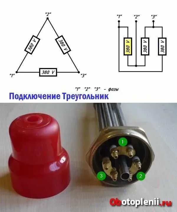 Подключение тэн на 380 без нуля Как подключить электродвигатель с 4 проводами через конденсатор: расчет необходи