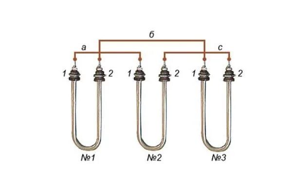 Подключение тенов у котла Соединение ТЭН по схемам звезда и треугольник