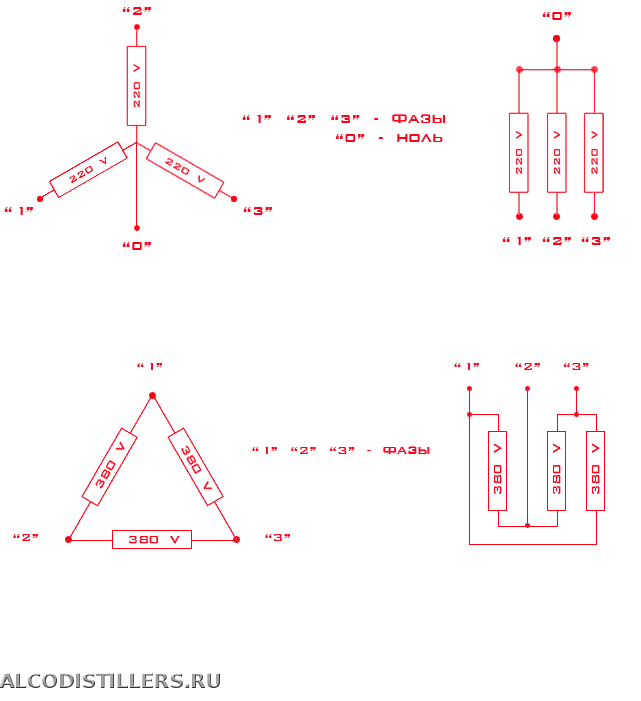 Подключение тэнов звездой без нуля на 380 Выбор ТЭНа для перегонного куба (Страница 14)-Материалы для изготовления аппарат