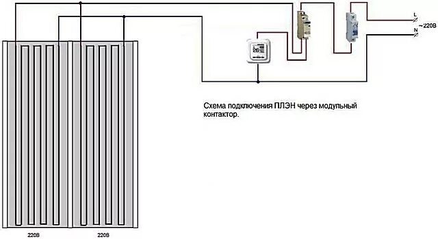 Подключение теплого пола через контактор Отопление ПЛЭН - принцип действия, достоинства, основы монтажа