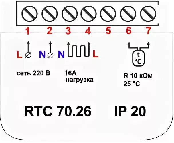 Подключение теплого пола rtc 70.26 Простой терморегулятор rtc 70 + (Sensor)