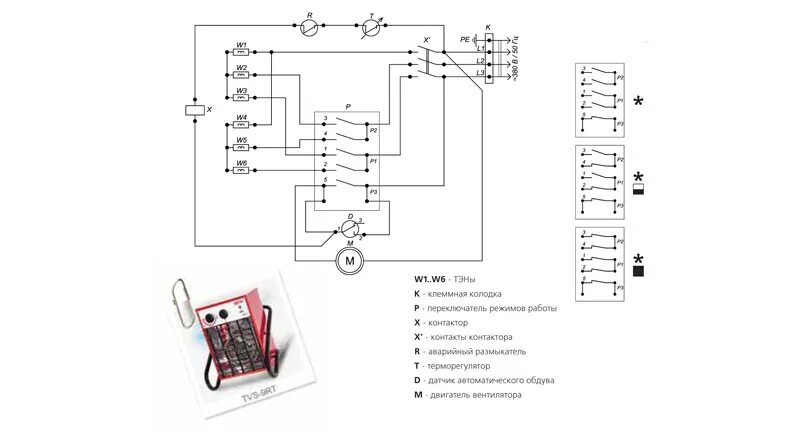 Подключение тепловентилятора к системе Электросхема тепловентилятора - статьи на сайте 220 Вольт