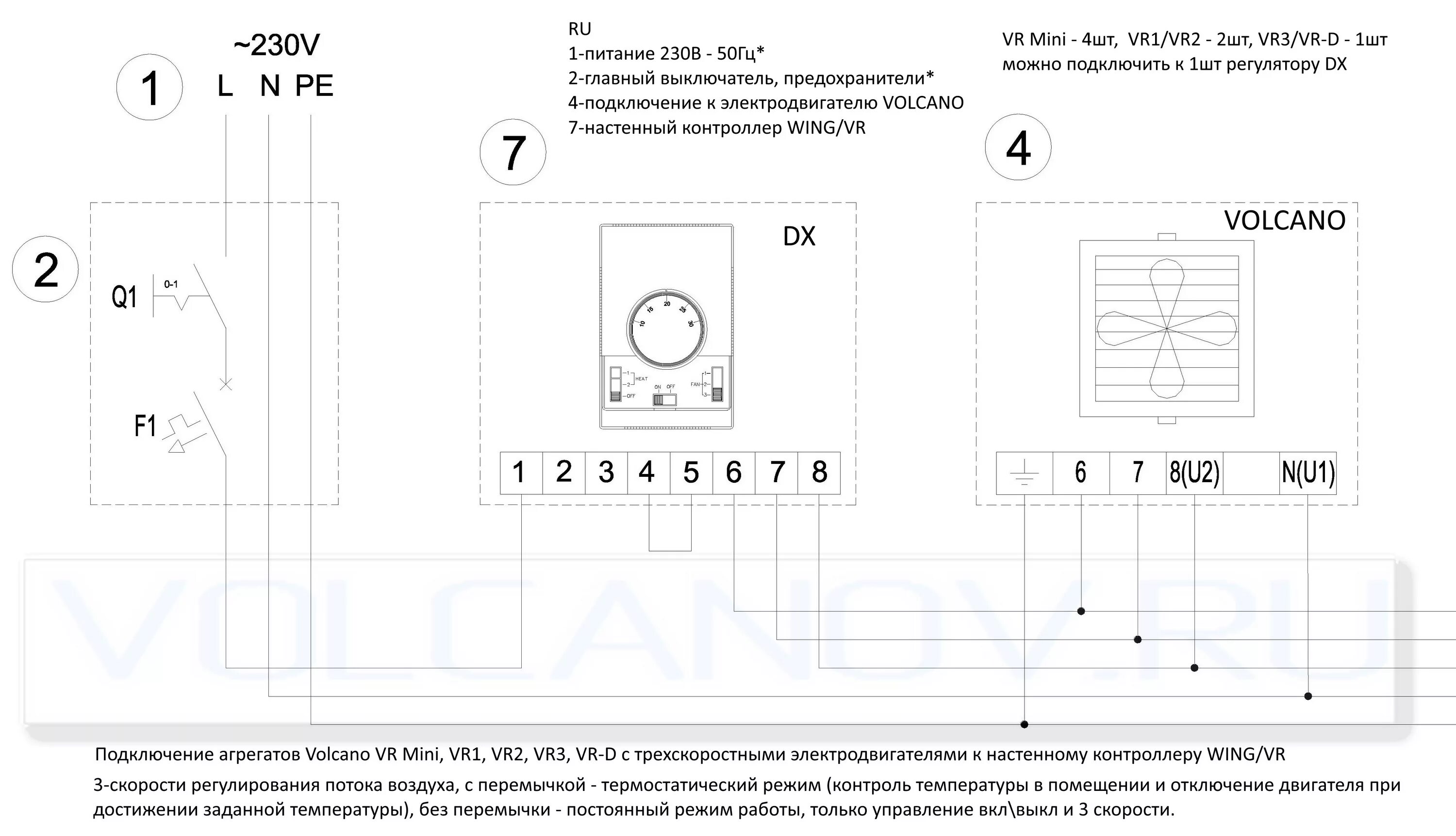 Подключение тепловентилятора калашников к электричеству Volcano vr2 схема подключения