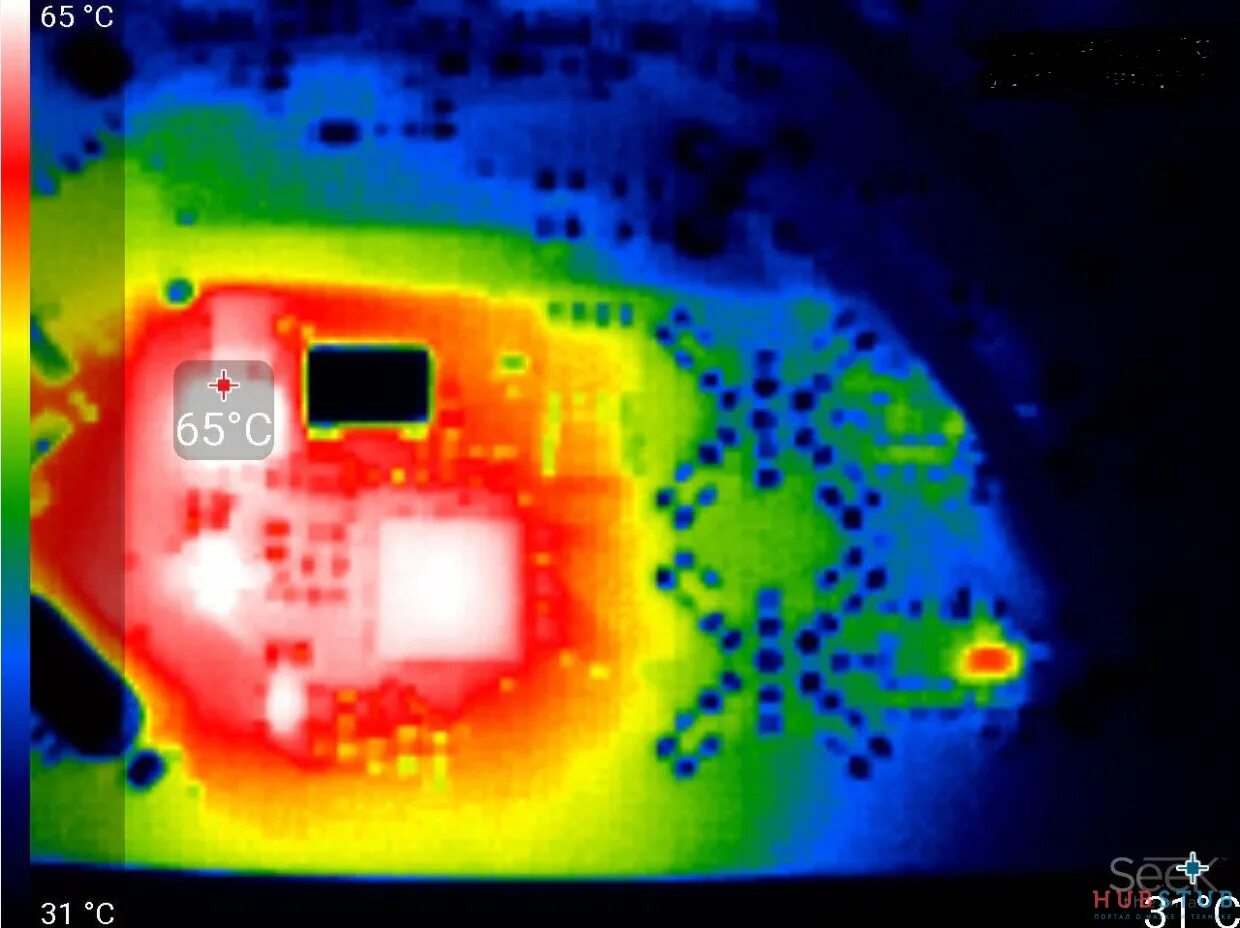 Подключение тепловизора к компьютеру Thermal seek compact для ремонта электроники. " Хабстаб