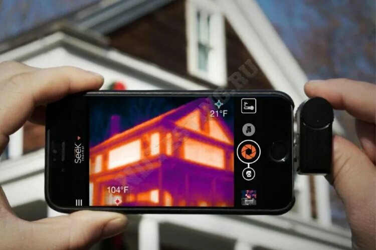 Подключение тепловизора к телефону Тепловизор Seek Thermal Compact Pro для Android Type-C со скидкой в NDTesting со