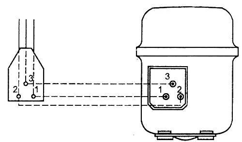 Подключение теплового реле холодильника Подключение Реле Р3 к компрессору