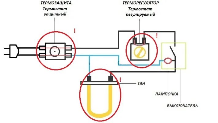 Подключение терморегулятора бойлера Неисправности ремонт электрических накопительных водонагревателей. Ремонт своими