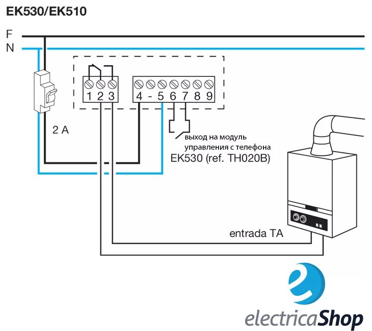 Подключение терморегулятора electsmart к газовому котлу Подключение термостата к газовому котлу: как подключить комнатный терморегулятор