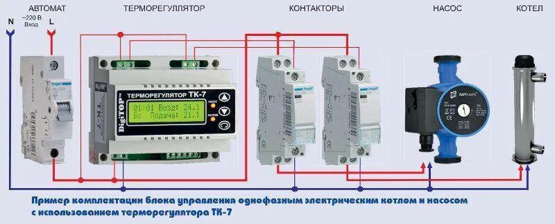 Подключение терморегулятора к электрокотлу отопления 380в Выбираем терморегулятор для отопления: что нового на рынке