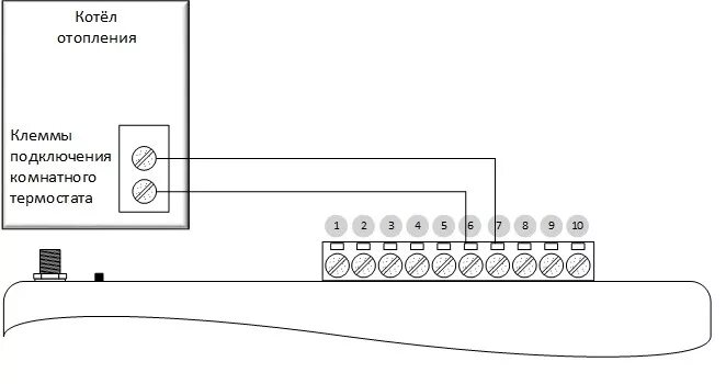 Подключение терморегулятора к котлу фото - DelaDom.ru