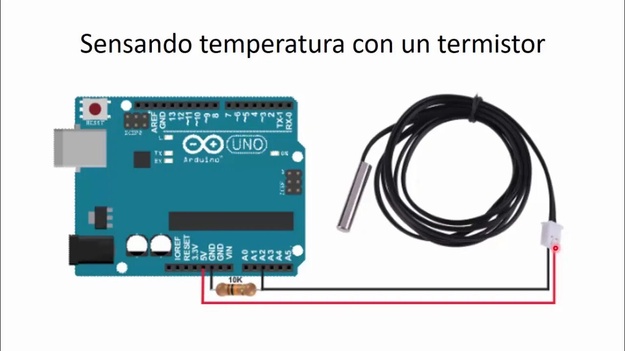 Подключение термосопротивления ntc 3950 на 10 ком 10. Sensando Luz y Temperatura con Arduino - YouTube