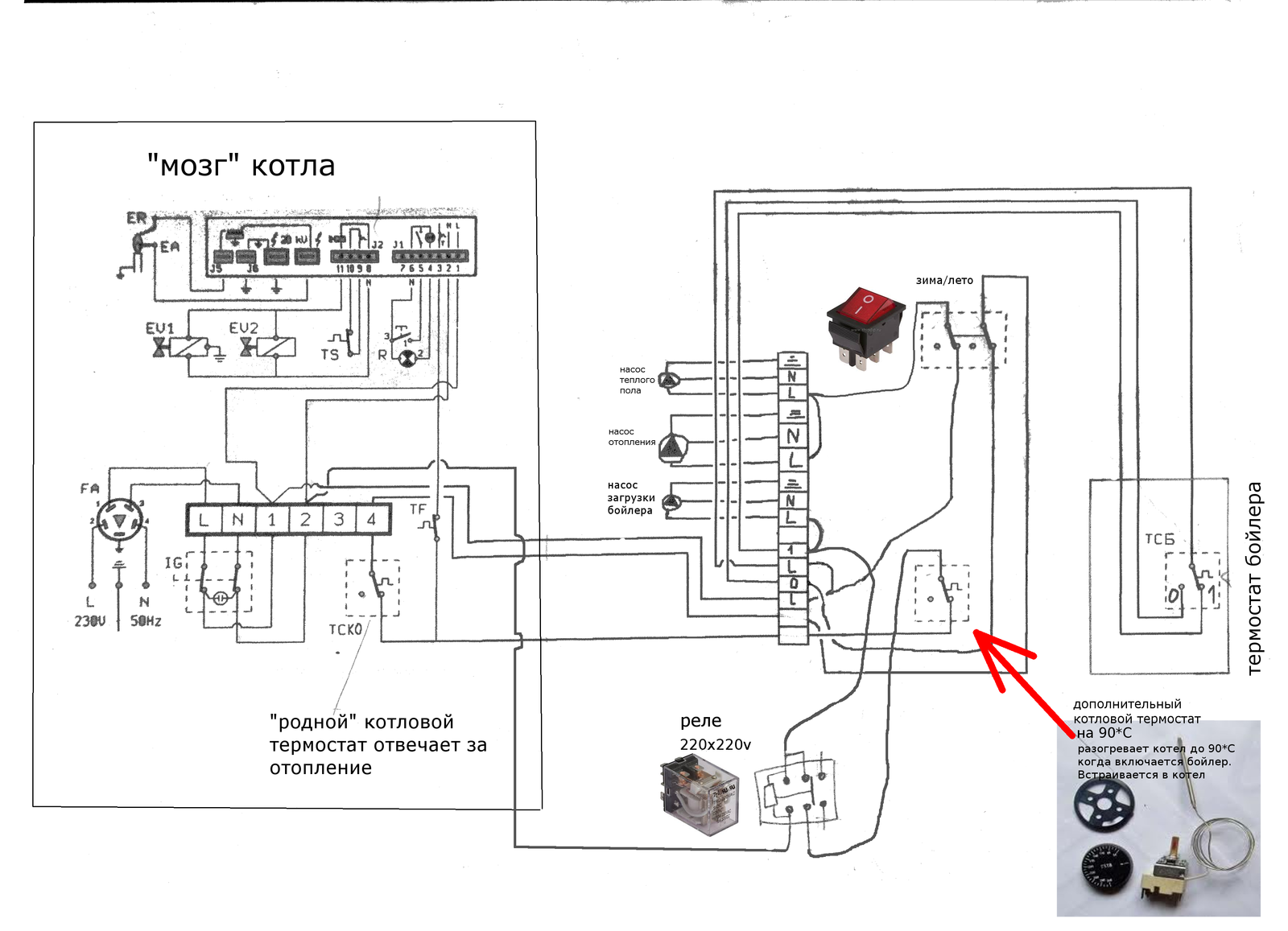 Подключение термостата к бойлеру Как подключить термостат к насосу отопления - 97 фото портал мастеров webdonsk.r