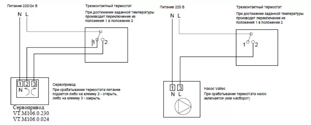 Подключение термостата к насосу отопления Термостат регулируемый с накладным датчиком Valtec