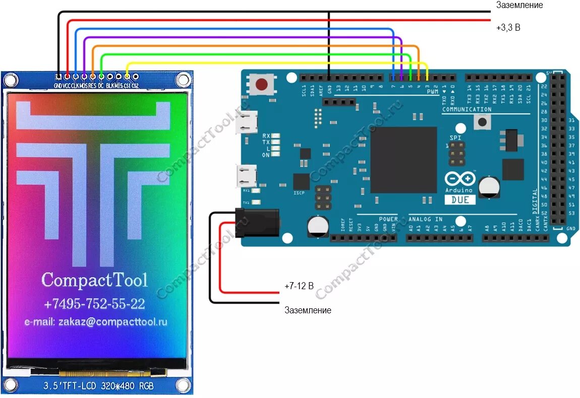 Подключение tft 3 2 TFT дисплей 3.5" ILI9486L SPI с шрифтами