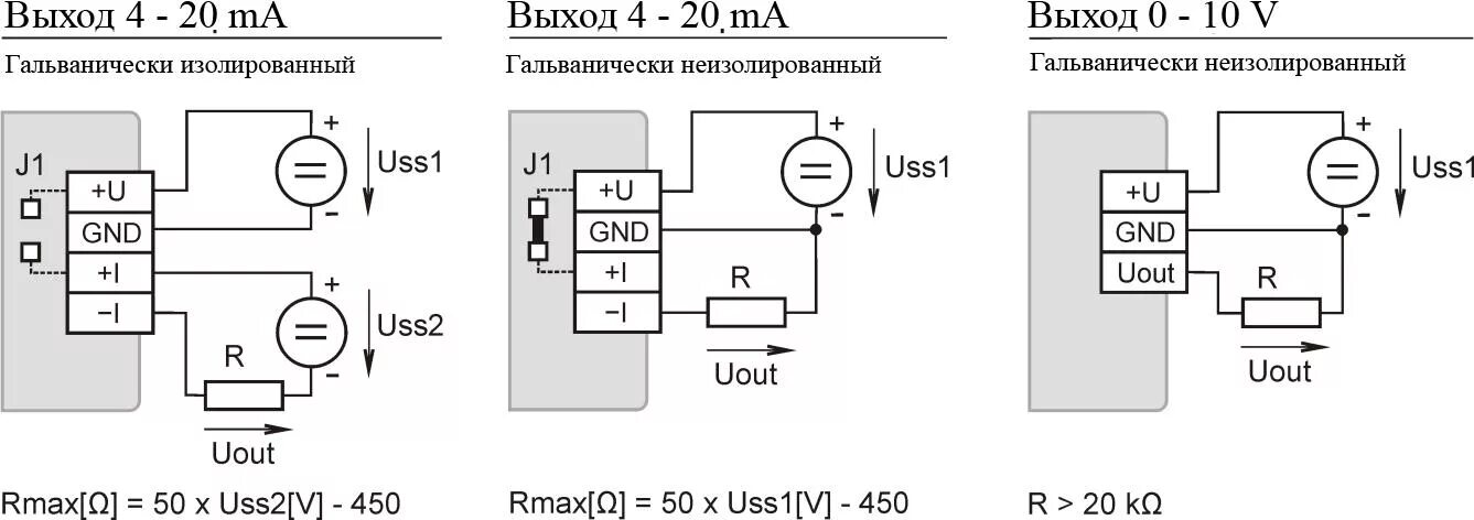 Подключение tht03c 4 20ma Преобразователи концентрации СО2 с выходами 4 - 20 мА, 0 - 10 V и выносным зондо